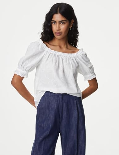Image of Marks & Spencer Women's Cotton Regular Fit Blouse