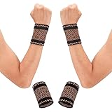 Copper Compression Wrist Sleeve Compression Wrist Brace Wrist Supports for Men and Women Tennis, Spo