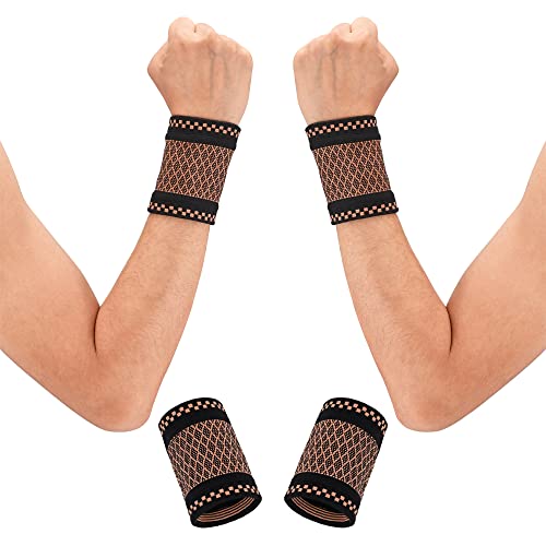 Copper Compression Wrist Sleeve Compression Wrist Supports For Men And Women Tennis, Sport, Fitness #TOP23