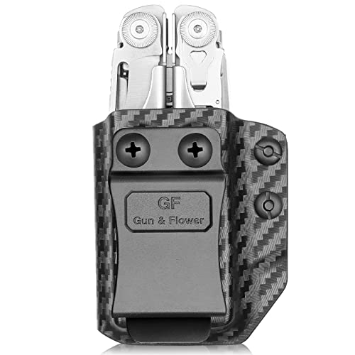 Carbon Fiber Multitool Sheath for LEATHERMAN SURGE HEAVE DUTY, Fits for LEATHERMAN SURGE Multitool Sheath Pouch Case Holster, Multitool Not Included