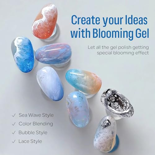 Esmalte Gel Wave Paint Blanco 15ml para Diseños DIY miniatura 2