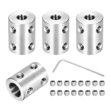 QUARKZMAN Bohrung Kupplungssatz 5mm-9mm L22xD16 Edelstahl 4 Stück
