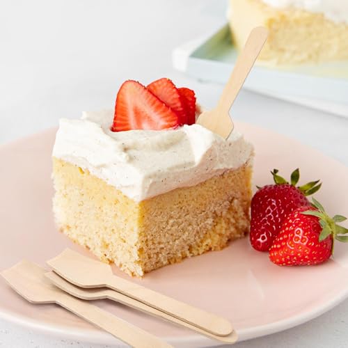 Einweg Holzlöffel,100 PCS Eislöffel aus Holz Holzlöffel Wegwerflöffel aus Holz Eislöffel Einweg Umweltfreundliches Mini Naturbesteck aus Naturholz