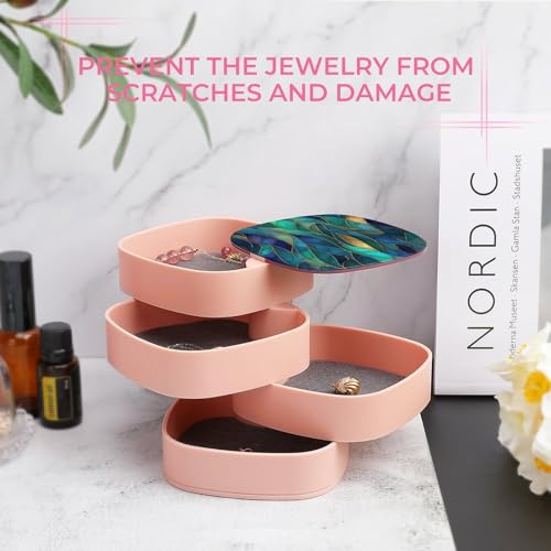 Boîte à bijoux en verre vert émeraude, cadeau idéal pour femmes - 7