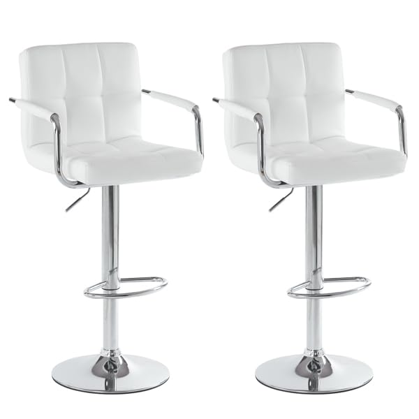 Coussins ronds de sol Blanc 60-80 cm pour coin lecture cocooning lot de 2