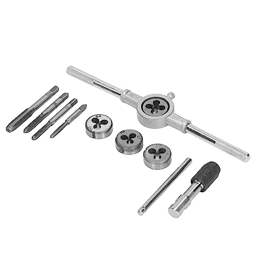 Bognajin 10 Unidades Conjunto De Matrizes De Torneira De Aço M4 M5 M6 M8 Kit De Reparo De Rosca De F