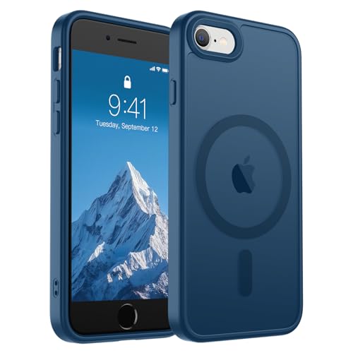 SUPFINE Magnetic for iPhone SE Case 2022 (3rd)/2020 (2nd), iPhone 8 Case (Compatible with MagSafe)...