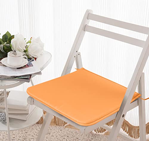 Tunkence Square Chair Pads Seat Cushion  For Chair Square Strap Garden Chair Pads Seat Cushion For Outdoor Bistros Stool Patio Dining Room For Kitchen Dining Office Chair 15X15 Inch #TOP4