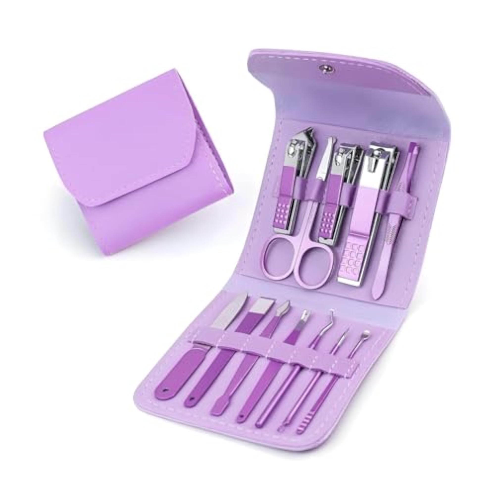 Manicure Set Nail Clipper Kit - 16 Pieces Stainless Steel