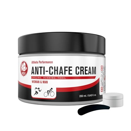 MIGOU BCN Crema Antirozaduras muslos 250 ml + Tarro de 5ml - Apta Mujer y Hombre - Crema Badana Antifricción - Chamois Cream