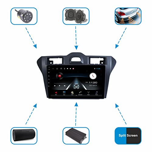 Image of 9 Inches Advanced Car Radio Receiver Android 10 System for Ford Old Figo with 2GB /16GB RAM & ROM with Apple Carplay & Android Auto