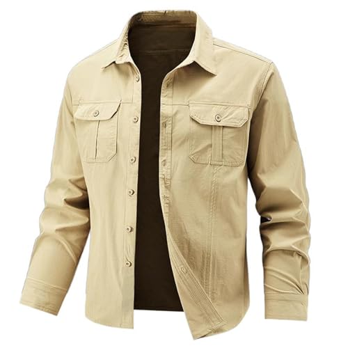 Chemise homme manches longues casual pour le printemps et l'automne