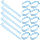 Disposable Wristbands Newborn Hospital Bracelet Waterproof Identification Bands Soft Write-on Patient Wristbands for Newborn Identification 100 Pcs