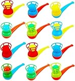 12 PCS Jouets de Soufflage de Balles, Jouets de Jeu de Balles Flottantes Innovants, Jeu de Balle à Attraper Amusant pour Enfants,Pour Fête d'Enfants, Cadeau d'Anniversaire,Faveurs, Animation de Fête