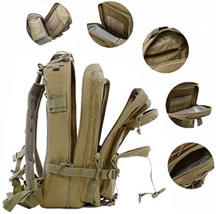 LHI Tactical Backpack Upgrade 30L 900D Military Day Pack for Hiking Trekking Hunting K