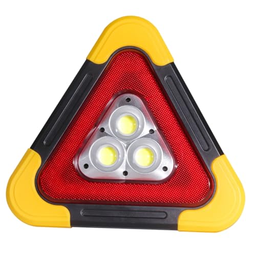 Triangle de sécurité routière LED véhicule de travail et tracteur d'assistance