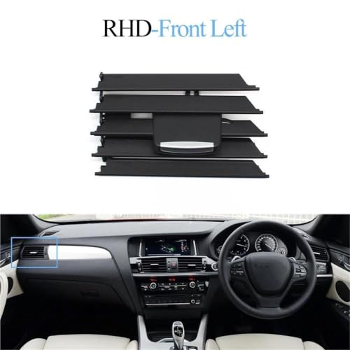 Rejilla de ventilación de aire frontal izquierda para BMW X3 y X4 F25 F26 2011-2018 RHD 2