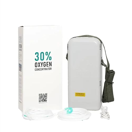 Portable Mini Oxygen Concentrator, 33% ± 3% Oxygen, 2 lb, for Home, Travel and Car Use