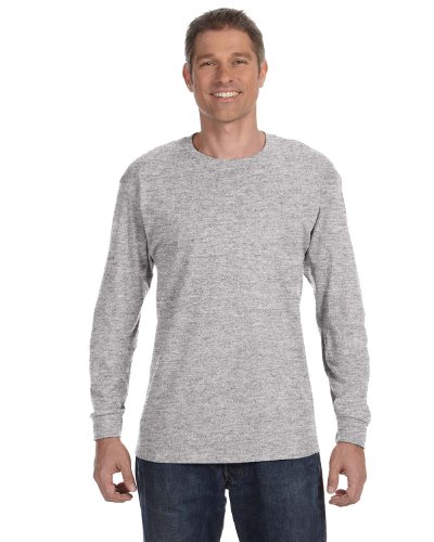 Image of Hanes Mens 6.1 oz. Tagless ComfortSoft Long-Sleeve T-Shirt (5586)