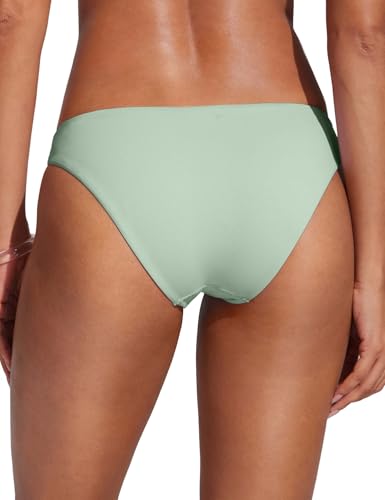 Image of CRZ YOGA Low Waisted Bikini Bottoms | Mid Cut Leg, Medium Bum Coverage, Full Lining, Swim, Bathing Suit Briefs for Women