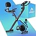 VANNECT Cyclette Pieghevole con Schienale Ergonomico, Cyclette da Casa con 16...
