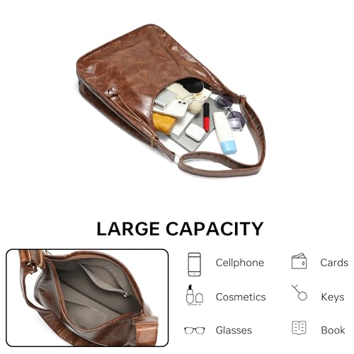 Bolso Hobo grande para mujer GEMIU miniatura 5