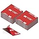 Doppelseitiges Klebeband, extra stark, doppelseitig, extra stark, wasserdicht, für Haus, Büro, quadratisch – 30 mm x 30 mm, 20 Stück