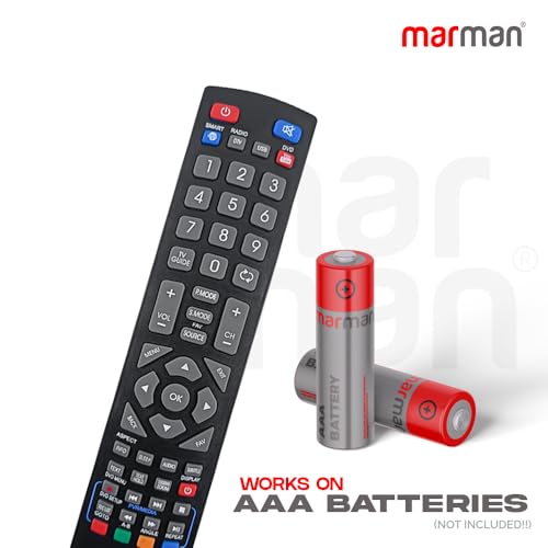 Image of marman Compatible with Blaupunkt Smart TV Remote Control Suitable for LED Tv Non Voice Command No Bluetooth Connection - Match Exactly with Key by Key of Your Existing Model !