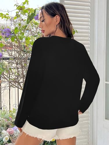 Football Shirts for Women Game Day T-Shirts Touchdown Printed Shirt Casual Football Season Long Sleeve Shirt3