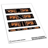 amortiguador fox dhx2 Laminado protector de calidad REF:VP636 PEGATINAS COMPATIBLES CON AMORTIGUADOR FOX - FLOAT SL, DPS FACTORY PERFORMANCE ORBEA I-LINE 2025 MTB, stickers, adhesivos, vinilos para bicicletas de montaña. (NARANJA)