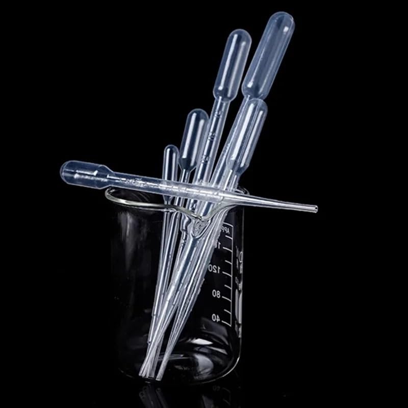 1000Pcs 500Pcs 100Pcs Lab 0.2ml 0.5ml 1ml 2ml 3ml 5ml 10ml Plastic Pasteur Pipette Transfering Dropper for School Experiment(0.2ml 1000pcs)