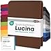 Produktbild CelinaTex Jersey Spannbettlaken Lucina 90x200-100x200cm Schoko braun 100% Baumwolle gekämmt bis 26cm Matratzenhöhe Spannbettbezug, Leintuch, Bettlaken, elastisch, Strech, Oeko-Tex