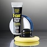 T-Cut Colour Fast Black Car Wax Polish Scratch Remover Colour Enhancer - 150g plus a Wax Applicator Set with Handle * 6 Colours Available