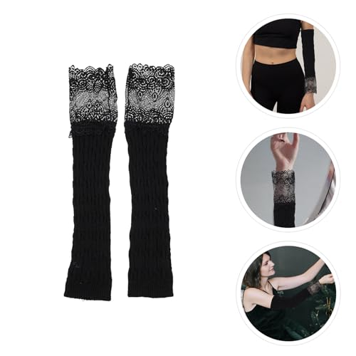 Guantes de invierno de mujer largos para manos frías y viento con forro 3
