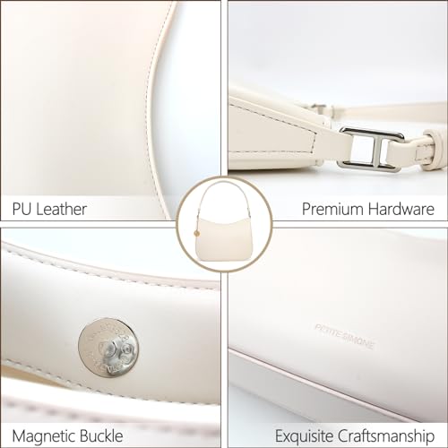 PS PETITE SIMONE Small Shoulder Bags for Women Mini Purse Hobo Handbags Leather Purses for Women Alicia - Image 5