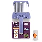 Neater Pet Brands Neater Scooper XL Cat Litter Scoop, 15 Refill Bags – Extra-Large Capacity Mess-Free Cat Litter Scooper with Bag for Large & Multiple Cats, Spill-Proof Litter Box Scooper with Holder