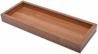 DURAline Wall Shelf with Standing Up Edges-Walnut