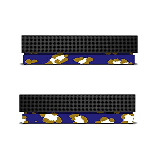 Peau Autocollant Xbox One X Léopard Baltimore Ravens Vinyle Jeu - 4