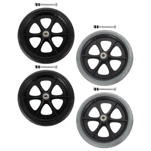 Fauteuil roulant roues pour usage intérieur et extérieur Healvian 4pcs
