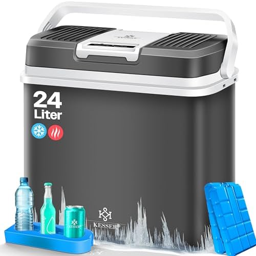 Glacière électrique 21 litres 12V / 230V Voiture et Camping 50W Camry CR 8065
