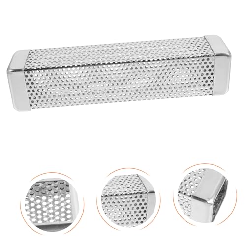 TINEASUR Caja De Ahumado De Acero Inoxidable Para Carne y Pescado Accesorios Para Parrilla Uso Barbacoas Al Aire Astillas De Madera - imagen 5