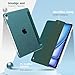 TiMOVO for iPad Air 11 Inch Case (M4 2026/M3 2025/M2 2024), iPad Air 5th Generation 2022/4th Gen 2020 10.9 Inch, Slim Hard Translucent Back Cover, Support Auto Wake/Sleep, Turquoise