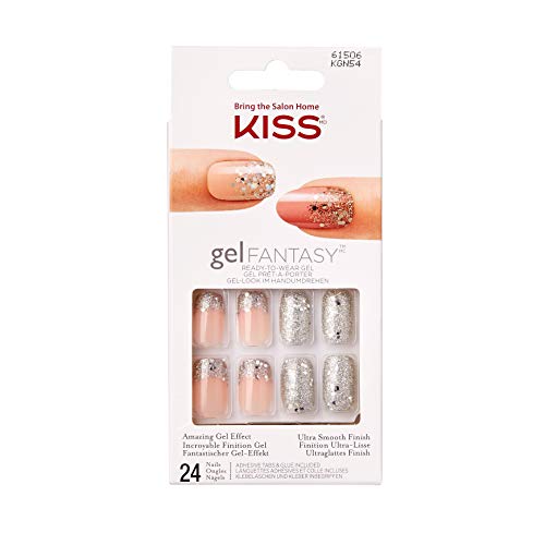 Kiss Gel Fantasy Ready-to-Wear Gel 24 Nails KGN54 Diana