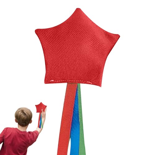 Game Sets - Star Bean Bags | Bean Bags, 1.18 inches Material 6Pcs Plastic Toss Rings, Multicolor Fun Throwing Carnival Favor Gam