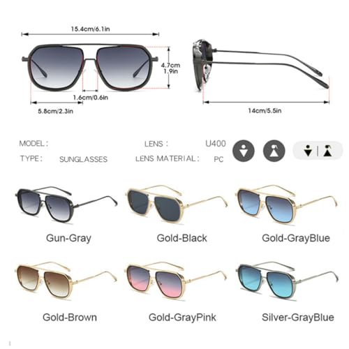 Lunettes de soleil rétro pour festivals et terrasses de café branchées - 7