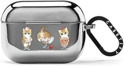 Vista 12 de CASETiFY Funda Mirror Airpods Pro (2.ª generación) con anillo, color negro Kingsnake Kingsnake negro