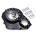 HTTMT- CNC See Through Black&Clear Glass Engine Clutch Cover w/Gasket Compatible with Suzuk 2006-2022 GSX-R 600/750