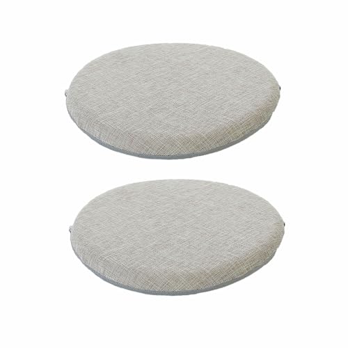 フロアクッショチェア パッド 円形 座面 シート窓シートクッション 椅子 座布団 四季皆宜?防滑背?ダイニングおしゃれ 長時間座っても疲れない かわいい 柔らかい 通気性 高密度フォームお尻が痛くならない 腰が痛く(Size:50*50*4.5cm/19.