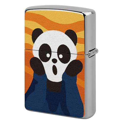ライターケース ZIPPO/ジッポー兼用ケース 民族調 幾何柄 パンダ ジッポライターカバー 互換性のある 軽量 おしゃれ 両面プリント メンズ レディース 贈り物