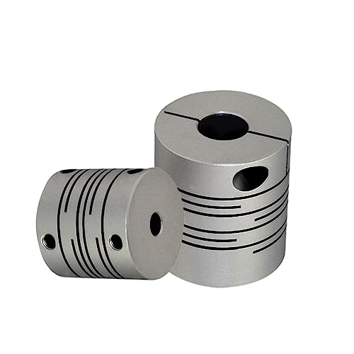 Rigid Coupling,Stainless Steel Rigid Coupling 1PCS D28.5L38 CNC Enoder Flexible Shaft Coupling Motor Aluminum Alloy Coupler(10X10)